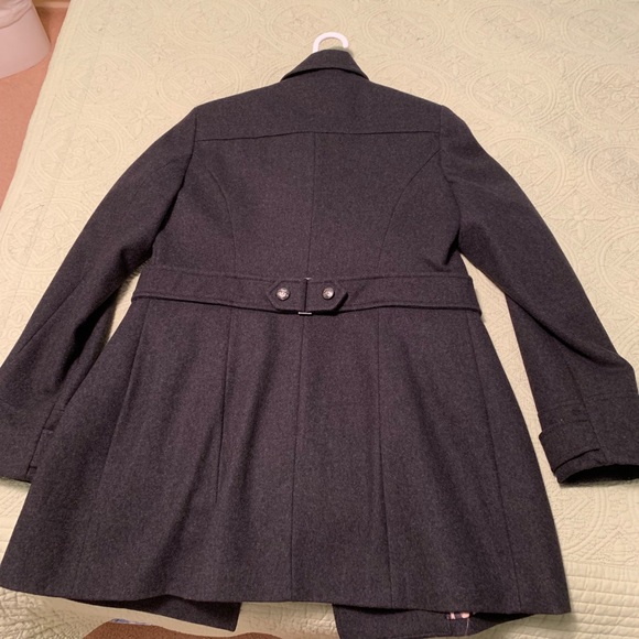 Betsey Johnson Pea Coat Cheetah Print Lining - Picture 6 of 10